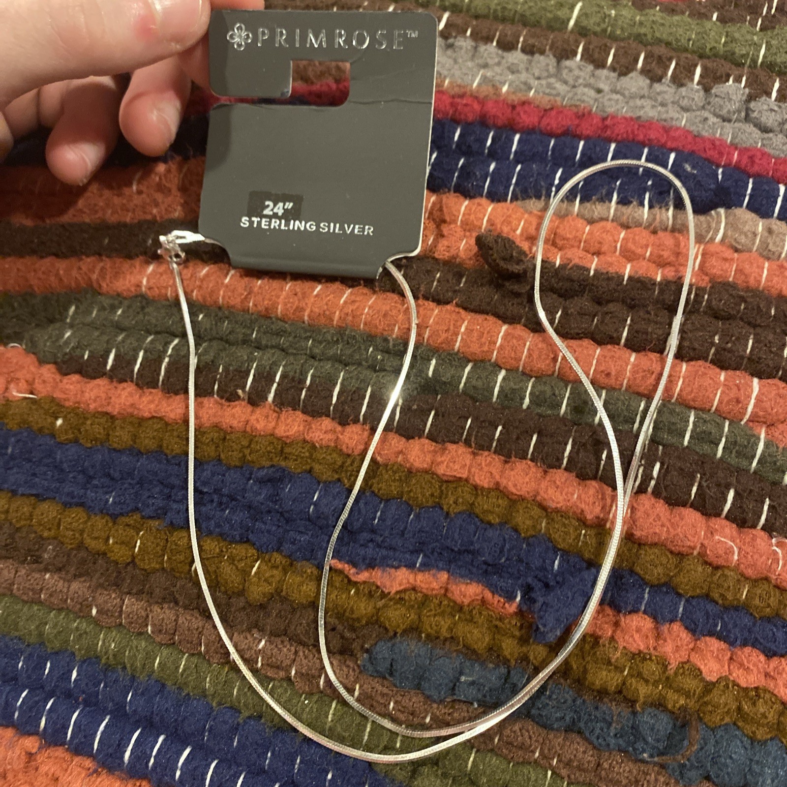 Primrose Sterling Silver Chain. Brand New And Never Worn.