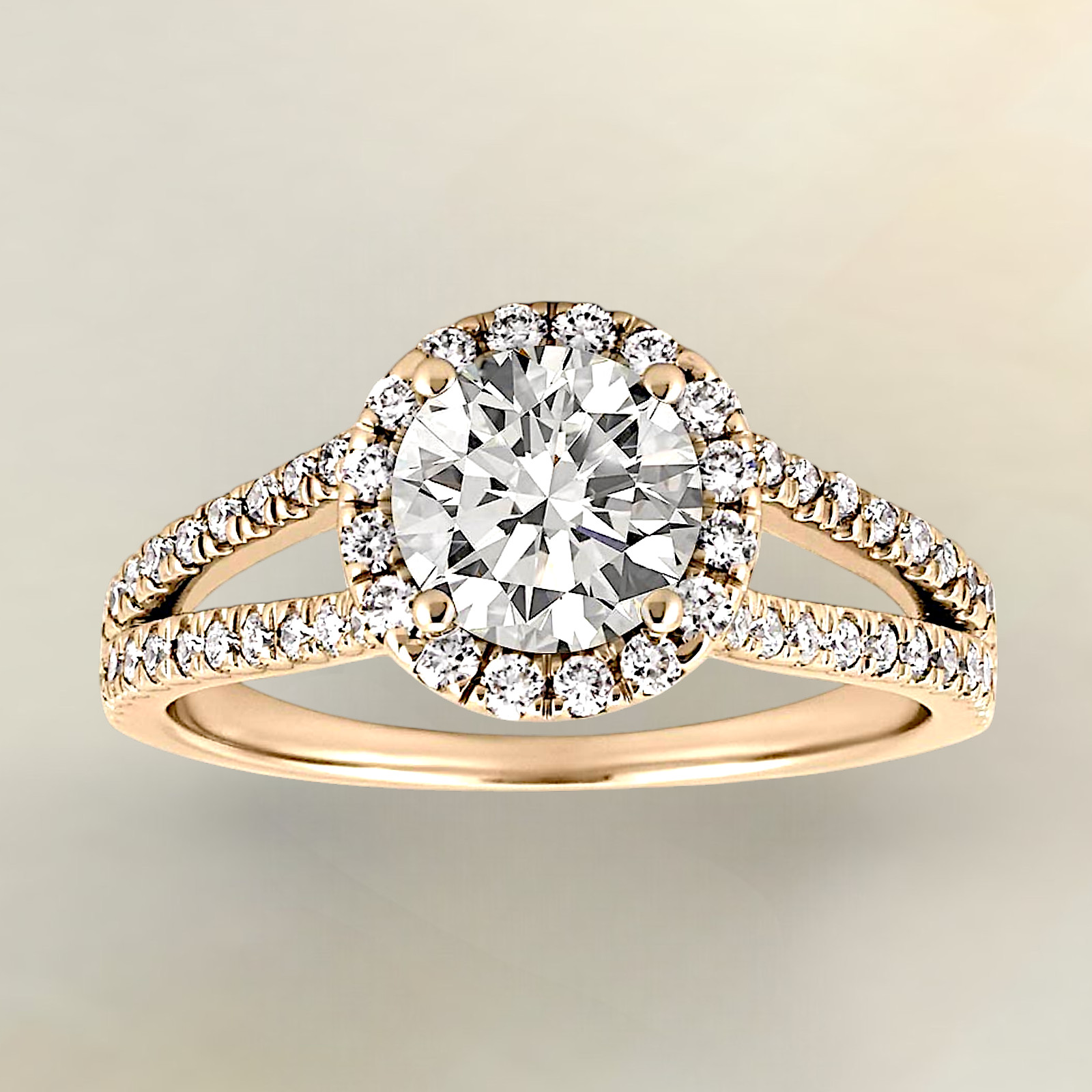 18k Yellow Gold IGI Certified Lab Created 3.00 Ct Round Cut Diamond Wedding Ring