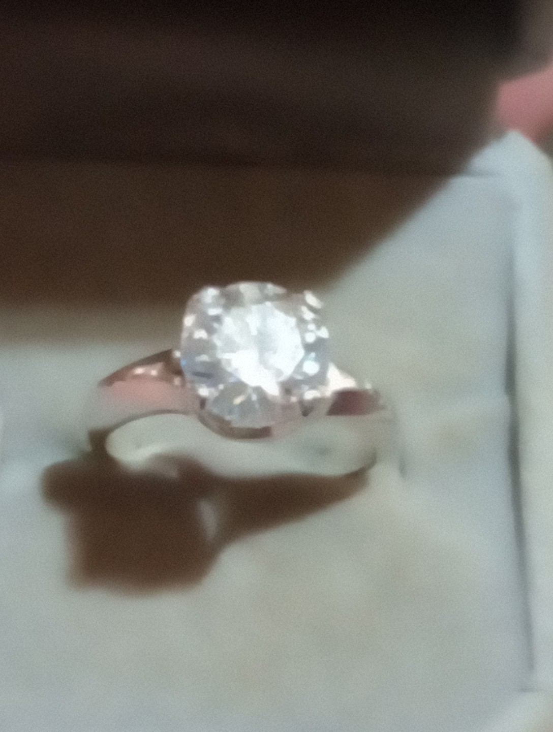 NATURAL CERTIFIED GEM TESTED NOT ENHANCED WHITE DIAMOND 2.0 CT 925 S RING SIZE 7