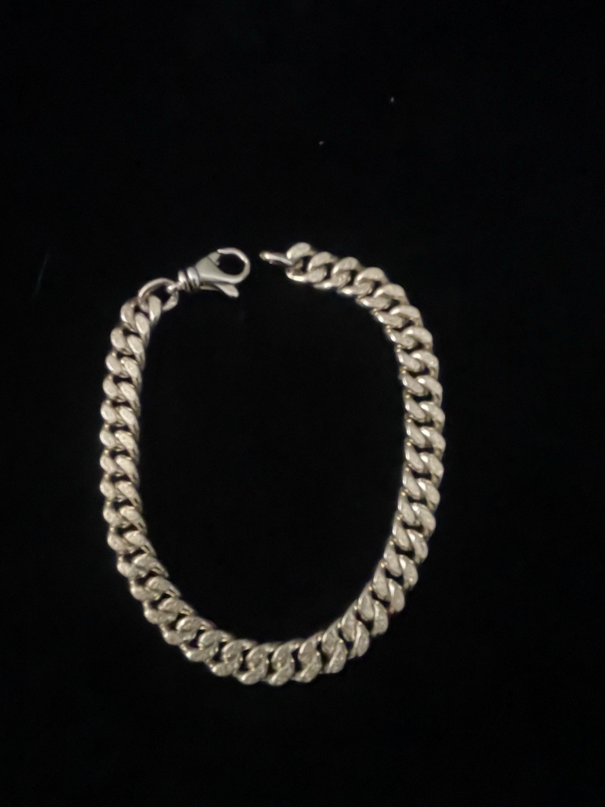 New 10 Karat Gold Swivel Link Bracelet 7.5” 7MM