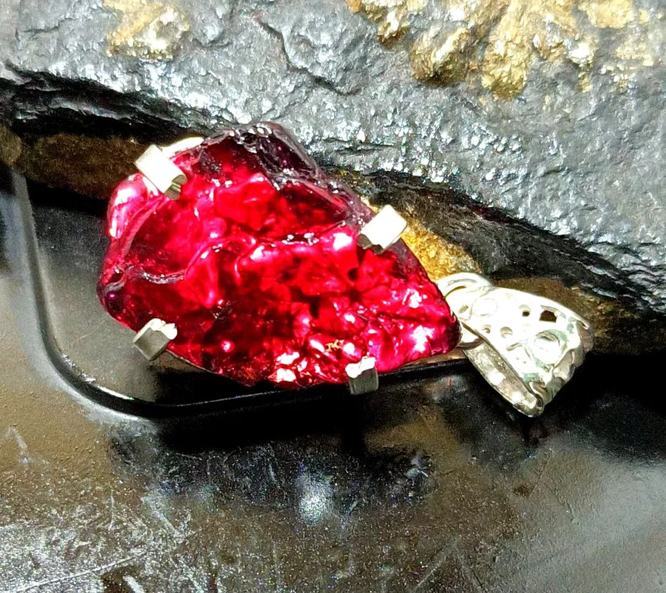 GIE Certified 55.90 Ct Natural PAINITE 925 Solid Silver Pendant LOOSE Gemstone