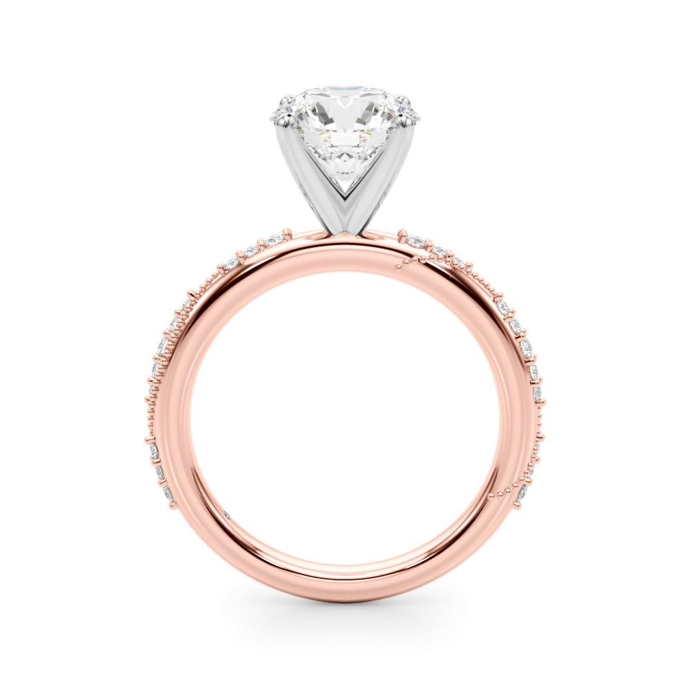 Twisting Contemporary Engagement Ring VS F 1.15 Carat Lab Grown Diamond 14K Gold