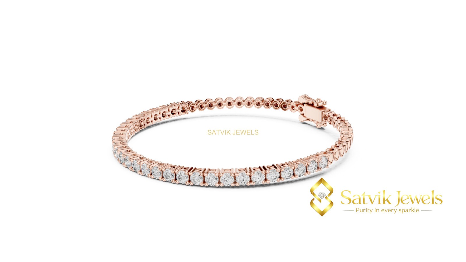 925 sterling silver 2.5 mm round lab grown diamond tennis bracelet igi certified