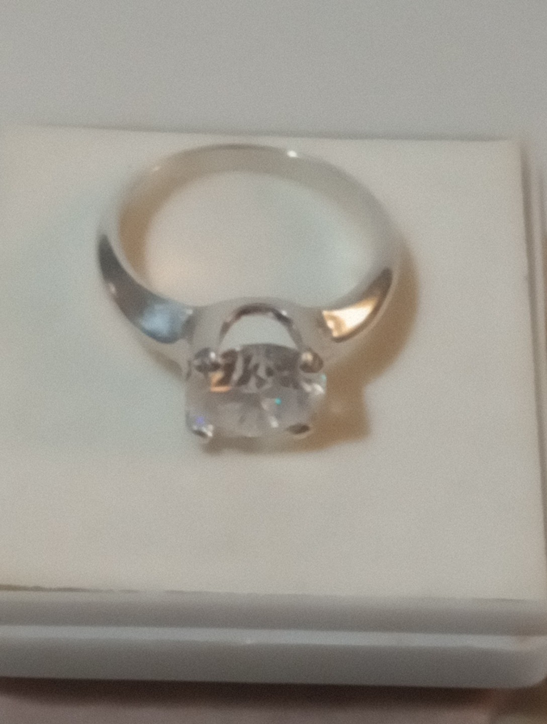 NATURAL CERTIFIED GEM TESTED NOT ENHANCED WHITE DIAMOND 2.0 CT 925 S RING SIZE 7