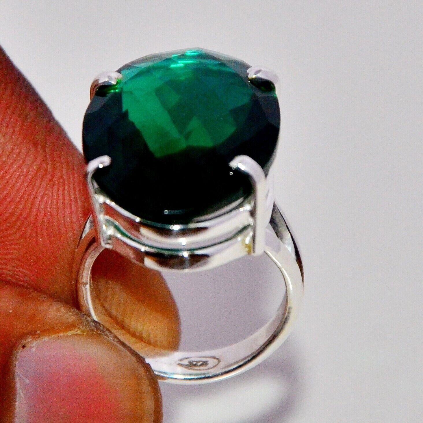 Chrome Diopside Gemstone, 925 Sterling Silver Jewelry, Handmade Ring