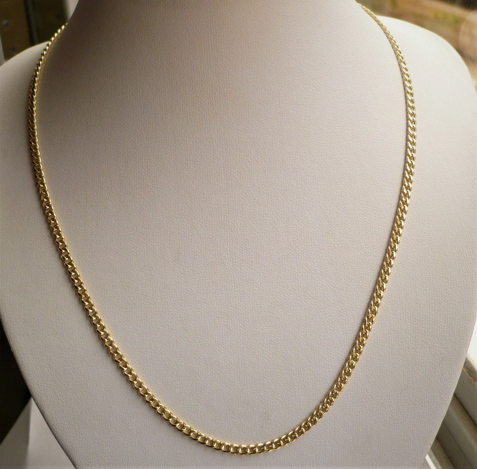 Miami Cuban 10k Gold Hand Polished 3mm Men’s Women’s Chain Necklace 18″-30″