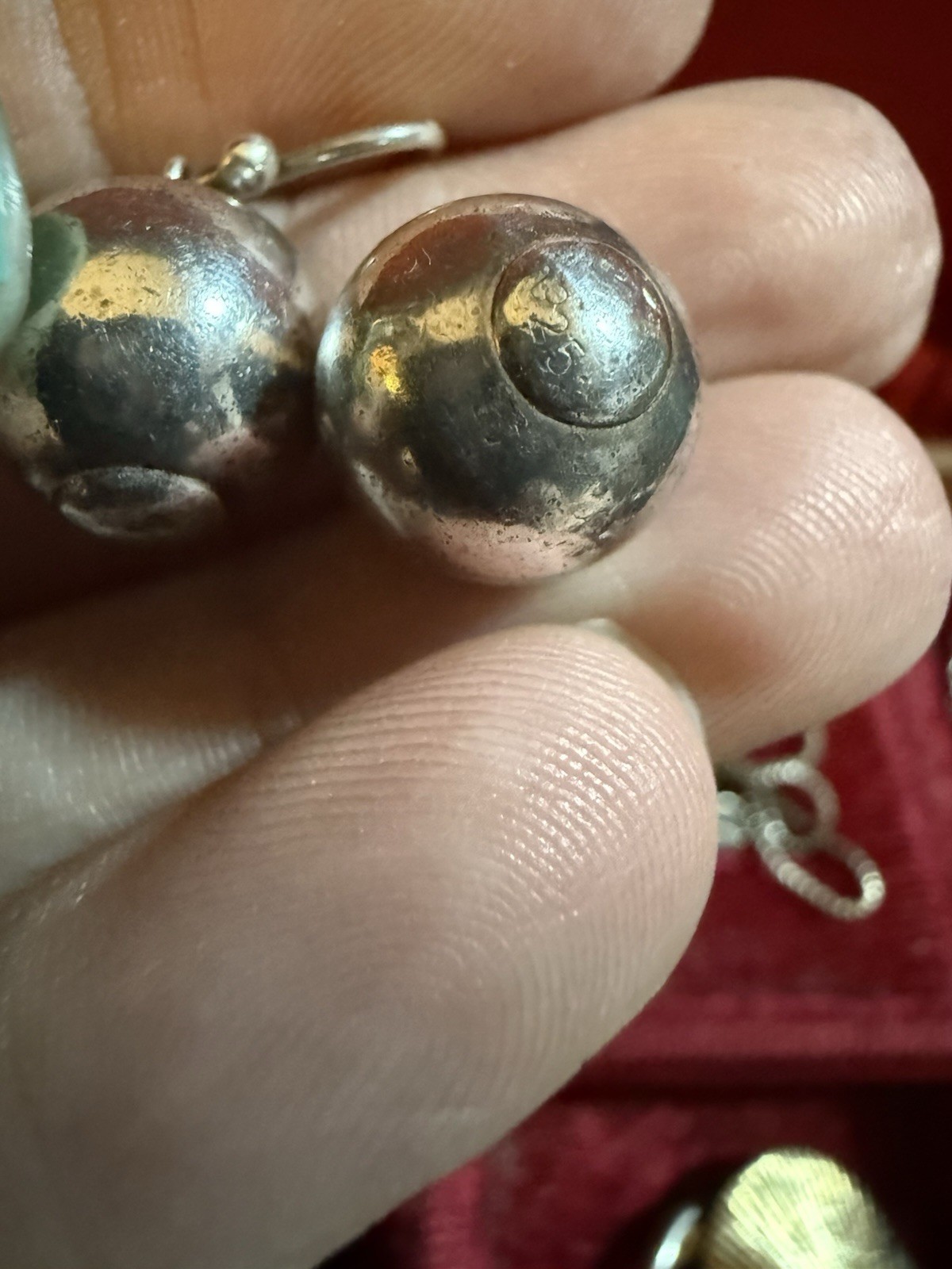 Silpada 925 sterling silver Ball Dangle Drop Earrings