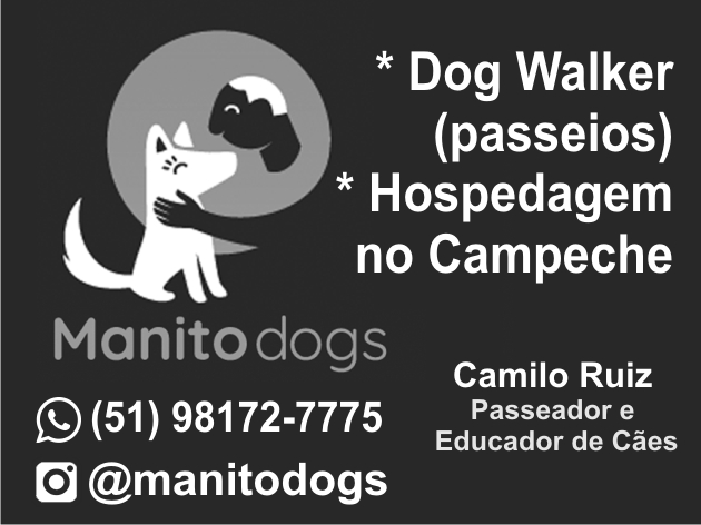 Dog walker educador canino hospedagem Manito Dogs