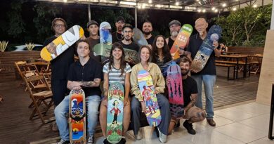 Skate Art une arte, esporte e ação social em exposição em Florianópolis